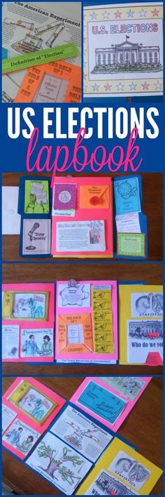 U.S. Elections Lapbook: Fun Hands-on Learning for Kids Homeschool Advice, Lap Books, 5th Grade Social Studies, Homeschool Social Studies, Homeschool Board, Learning Activities For Kids, Learning For Kids, Homeschool Encouragement, American Government