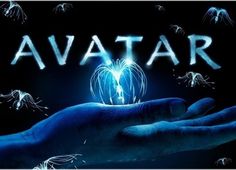 the word avatar is projected in front of an image of someone's hand holding a glowing heart