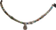 Bohemian Adjustable Silver Beads, Hippie Style Adjustable Beaded Choker Necklace, Hippie Adjustable Beaded Choker Necklace, Adjustable Hippie Beaded Choker Necklace, Adjustable Bohemian Silver Beads, Bohemian Adjustable Choker With Tiny Beads, Adjustable Silver Beads Choker Necklace, Adjustable Spiral Necklace Nickel Free, Adjustable Spiral Nickel-free Necklace