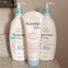 Aveeno Baby Skincare Bundle. This Bundle Includes 3 Brand New And Unopened Full Size Products. Comes From My Smoke Free And Pet Free Home. Aveeno Oil, Aveeno Skin Care, Skincare Aveeno, Aveeno Cream, Aveeno Baby Products, Aveeno Baby, Baby Skin Care, Kids Bath, Kids Shop