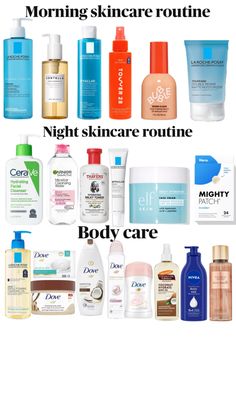 Night Skin Care Routine, Garnier Skin Active, Morning Skincare, Morning Skin Care Routine, Clear Acne, Water Me, Foam Cleanser, Skincare Routine