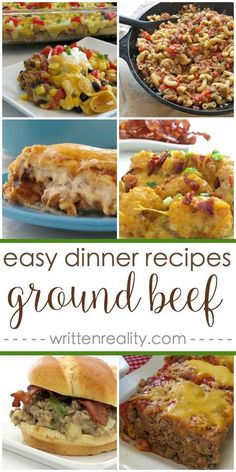 easy dinner recipes for ground beef