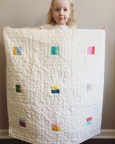 Custom Color Swatch Baby Quilt - Etsy Scandinavian Quilts, Modern Log Cabin, Handmade Baby Quilts, Amish Quilts, Summer Quilts, Diy Quilt, Patchwork Patterns, Scrappy Quilts, Custom Quilts