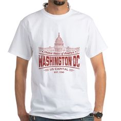 US CAPITAL (RED) on CafePress.com America Washington, Red T Shirt, Red T, Red Tshirt, Light Red, Women's Accessories