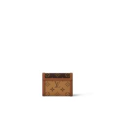 LOUIS VUITTON® - Dauphine Compact Wallet - Monogram Monogram Reverse Luxury Wallet In Monogram Canvas, Luxury Monogram Rectangular Wallets, Luxury Rectangular Wallet With Logo, Luxury Rectangular Wallets With Logo, Monogram Canvas Rectangular Wallets As Gifts, Luxury Brown Wallets With Logo, Louis Vuitton Dauphine, Reverse Canvas, Compact Wallet