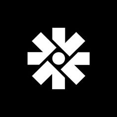 an image of a black and white logo with the letter k in it's center