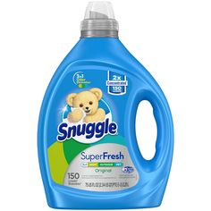 a bottle of snuggle super fresh laundry deterant