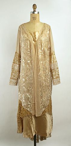 Callot Soeurs Coat Fr. 1920s Silk Twenties Fashion, Flapper Fashion, Style Année 20, Evening Coat, 1920's Fashion, Hay Fever