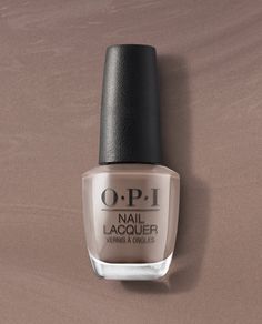 An outrageously appealing shade of "lush"-room. Taupe Nail Polish, Interview Nails, Opi Nail Polish Colors, Taupe Nails, Nail Polish Gift Set, Kiara Sky Gel Polish, Nail Polish Gift, Brown Nail Polish, Opi Nail Colors