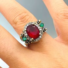 This Statement Rings item by ElzSilver has 28 favorites from Etsy shoppers. Ships from Türkiye. Listed on Jun 19, 2024 Oval Multi-stone Birthstone Ring, Gemstone Rings For Her, Red Multi-stone Birthstone Ring Gift, Oval Crystal Ring Stamped 925, Ruby Ring Stamped 925 For Promise, Oval Ruby Ring Stamped 925 For Gift, Oval Ruby Ring Stamped 925 As Gift, Handmade Oval Birthstone Ring, Anniversary Hallmarked Ruby Ring