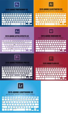 the 2013 adobe adobe lightroom cc guide is shown in four different colors and sizes