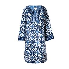 Isadora Tunic – PAX PHILOMENA Resist Printing, Missionaries Of Charity, Natural Indigo Dye, Blue Inspiration, Indian Block Print, Cotton Tunic, Indigo Dye, Floral Tunic, Silk Maxi Dress