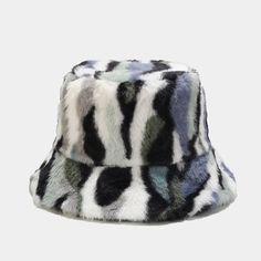 Tavimart Winter Women Fisherman Hat Plush Warm Striped Basin Hats Korean Versatile Fashion Female Hats Thicken Outdoor Cold Proof Hats Multicolor Wide Brim Mini Hats For Winter, Multicolor Winter Mini Bucket Hat, Multicolor Wide Brim Cloche Hat For Winter, Multicolor Flat Brim Winter Hat, Wide Brim Multicolor Bucket Hat For Winter, Winter Wide Brim Multicolor Bucket Hat, Multicolor Wide Brim Bucket Hat For Winter, Faux Fur Bucket Hat, Red Leopard