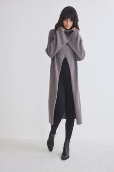 Modern Maximalist Tunic Sweater – Ruti Modern Long Sleeve Sweater For Spring, Modern Stretch Winter Sweater, Modern Long Sleeve Stretch Sweater, Modern Stretch Long Sleeve Sweater, Modern Oversized Sweater, Modern Oversized Long Sleeve Sweater, Modern Gray Winter Sweater, Modern Long Sleeve Sweater For Loungewear, Modern Stretch Sweater For Fall