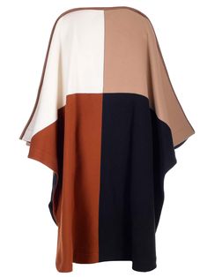 YOKE: 100% COTTON STRIP: 100% LEATHER DOMESTIC LAMB GENUINE OVIS ARIES ARIES France FARMED | Chloé Women's Long Poncho | FW23/24 Long Poncho, Poncho For Women, Feminine Chic, Pleats Please Issey Miyake, French Chic, Yoga Wear, French Fashion, Chic Design, Wool Coat