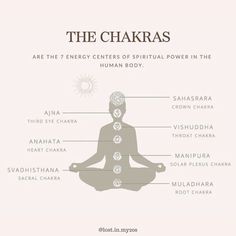 the chakras are seven energy centers of spiritual power in the human body