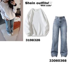 #shein #fashion #clothes #code #outfit #fy #foryou #fyp #foryoupage Cute School Outfits Shien, Shien Outfit Idea Back To School, Shein Outfit Layout, Shein Fall Outfits Codes, Shein Outfits And Codes, Back To School Outfits Shein Codes, Shein Inspired Outfits Codes, Shien Finds With Codes, Shien Codes 2024