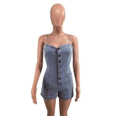 Sexy Women's casual suspender bra denim Short Jumpsuit sold by Just 4 Fashion on Storenvy Denim Short Jumpsuit, Hip Clothes, L And Light, Denim Short, Short Jumpsuit, Women's Casual, Casual Women, Denim Shorts