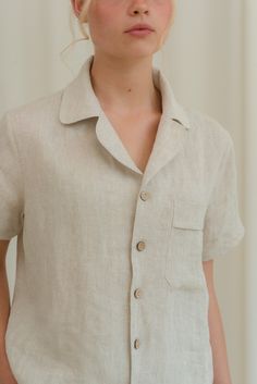 Our premium Button-Down Pyjama Short Sleeve Shirt is meticulously crafted for comfort and style. Made from 100% sustainable linen fabric and sewn in Canada, this unisex shirt embodies environmental consciousness and exceptional quality. Available in Lake Blue, Oatmeal and Fog, these serene colours invite you to relax and recharge. Join us in our commitment to sustainability and embrace a more conscious future. Environmental Consciousness, Linen Pajamas, Linen Short Sleeve, Night Suit, Sleep And Loungewear, Linen Short, Summer Linen, Pajama Shirt, Night Shirt