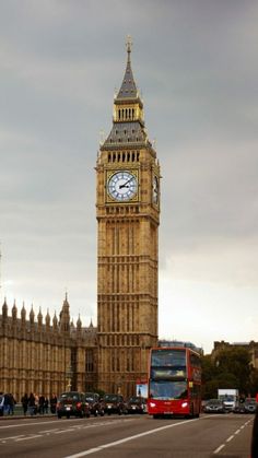 the big ben clock tower towering over the city of london