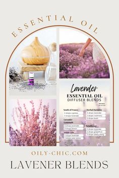 Calming Lavender Essential Oil Diffuser Blends