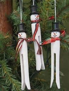 three snowman ornaments hanging from a christmas tree