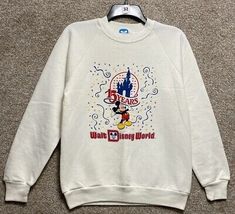 Vintage 1986 Walt Disney World 15 Year Anniversary Sweatshirt Crewneck Adult Med  | eBay Disneyland Sweatshirt Vintage, Disney Sweaters Vintage, Disney World Sweatshirt, Thrift Board, 15 Year Anniversary, Sweaters Vintage, Disney Sweaters, Old Disney, Disney Sweatshirts