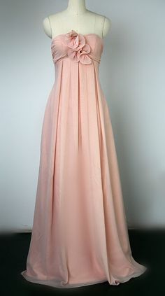 Chiffon Bridesmaid Dress With Pleated Bodice For Prom Season, Pleated Bodice Chiffon Bridesmaid Dress For Prom Season, Pleated Chiffon Bridesmaid Dress For Prom Season, Chiffon Prom Dress With Pleated Bodice, Elegant Chiffon Strapless Prom Dress, Strapless Chiffon Dress With Lined Bodice, Wedding Chiffon Dress With Pleated Fitted Bodice, Fitted Chiffon Wedding Dress With Pleated Bodice, Chiffon Wedding Dress With Pleated Fitted Bodice