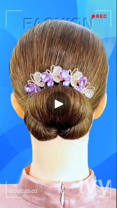 1.7K reactions · 154 shares | Simple and beautiful updo hairstyle #updo #hairstyle | Ciki