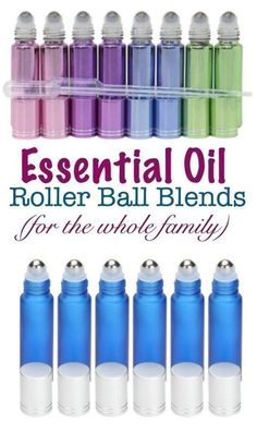 The Best Essential Oil Roller Bottle Blends Roller Ball Blends, Scrub Bars, Homemade Soups, Floral Essential Oils