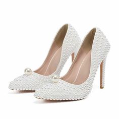 Item Description Women's Shoes Size Chart US AU UK EUR SIZE Length 4.5 3 2.5 35 35 22.1-22.5CM 5 4 3 36 36 22.6-23CM 6 5 4 37 37 23.1-23.5CM 7 6 5 38 38 23.6-24CM 8 7 6 39 39 24.1-24.5CM 9 8 7 40 40 24.6-25CM 9.5 8.5 7.5 41 41 25.1-25.5CM 10 9 8 42 42 25.6-26CM 10.5 9.5 8.5 43 43 26.1-26.5CM     Notice: It may have little color difference according to different screen. Hope you can understand! Any problem, contact me for satisfying solution. Reply in 24 hours as time difference. Pearl Round Toe Heels For Formal Occasions, Formal Pearl Heels With Round Toe, Formal High Heel Pearl Wedding Shoes, Formal Pearl High Heel Wedding Shoes, Formal Pearl Wedding Shoes High Heel, Evening Heels With Pearl And Pointed Toe, Pearl Heels With Pointed Toe For Evening, Pearl High Heel Evening Heels, Evening Pearl Heels With Pointed Toe