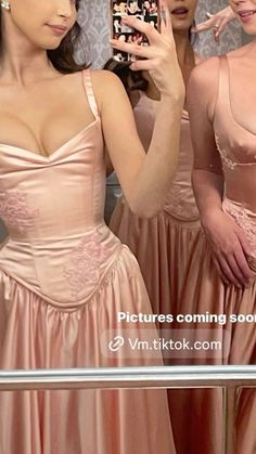 Pale Pink Dress, Fairytale Fashion, Classy Prom Dresses, Fantasy Dresses, Pink Bridesmaid Dresses, Pearl Pink, Pink Dresses, Fairytale Dress, Prom Outfits