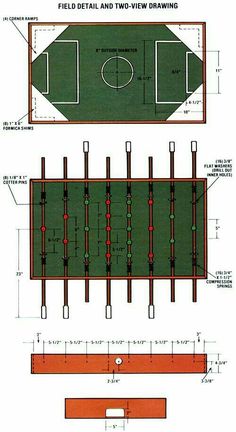 an image of a diagram of a field and two - view drawing, with measurements