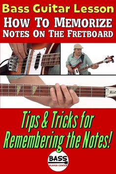 bass guitar lesson how to memoize notes on the fretboard tips and tricks forremembering the notes