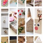 many different types of christmas decorations are shown in this collage, including reindeers and houses