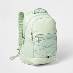 Why we’re ALL IN: This mint green water-resistant backpack is designed to help you carry all your essentials wherever you go. Various exterior and interior zip pockets, including two bottle holders, help separate and organize your items, while the main zippered compartment is perfect for larger belongings. A laptop pocket helps you take your work on the go, and you can find the right fit for comfortable carrying with the help of adjustable straps and a loop handle. All in Motion™: Made for every Simple Backpacks For School, All In Motion Backpack, Cheap Backpacks For School, Good Backpacks For Middle School, Big Backpacks For High School, Cute Backpack For School, Book Bags For Middle School, Teen Girl Backpacks, Green Backpacks For School