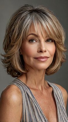 ✨💅 Phenomenal Chin Length Hairstyles for Women Over 50 Revelation | Most-Loved Chin Length Hairstyles, Flattering Hairstyles, Timeless Looks, Chin Length, Polished Hair, Chin Length Hair, Hairstyles For Women Over 50, Hair Essentials, Women Over 50