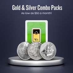 gold and silver combo packs as low as $ 50 a month