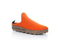 Comfort and modern style blend beautifully in this slip-on shoe, featuring a lightweight design, flexible sole, and an open back for easy all-day wear. From Asportuguese. Casual Slip-on Slippers With Woven Sole, Casual Clogs With Textured Sole, Slip-on, Casual Orange Clogs With Rubber Sole, Casual Slip-ons With Cork-bed Midsoles, Orange Slip-on Casual Slippers, Casual Orange Slip-on Slippers, Fly London, Jewelry Bags, Slip Ons