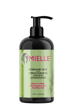 Achieve hair greatness with Mielle Rosemary Mint Strengthening Leave-In Conditioner 12 OZ, 0.75 lbs. Item # 714116! Infused with Biotin and Rosemary, this leave-in hydrates while keeping your hair strong and luscious. • Take your strands to the next level • Incredible shine• Lock in hydration• Infused with biotin to fuel hair growth Mielle Rosemary Mint, Rosemary Mint Shampoo, Drugstore Shampoo, Mielle Organics, Mint Shampoo, Mint Essential Oil, Shampoo For Thinning Hair, Long Healthy Hair, Rosemary Mint