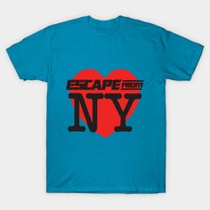 Love Escape From NY - Escape From New York - T-Shirt | TeePublic/For the love of John Carpenter's ''Escape from New York'' (1981 Escape From New York, New York T Shirt