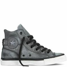 Women's Converse Chuck Taylor All Star Collar Strap Leather Hi Top Sneaker 540220C Gray  This listing is in Women's Sizes  •   Chuck Taylor Collar Strap •   Upper: Leather •   Inner Material: Textile •   Sole: rubber style number 540220C Gray Available Sizes: 5 6.5 7 8 9 9.5 10  Women's 5/ Men's 3 Women's 6.5/ Men's 4.5 Women's 7/ Men's 5 Women's 8/ Men's 6 Women's 9/ Men's 7 Women's 9.5/ Men's 7.5 Women's 10/ Men's 8 New without original bo Vans Boots, Converse Hi, Women's Converse, Hi Top, Sneakers Men Fashion, Converse Chuck Taylor All Star, Shoe Obsession, Womens Converse, Converse All Star