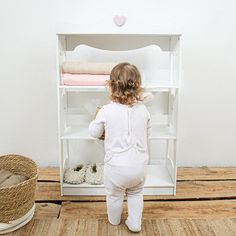 Little Girl Bedroom Furniture - WoodandHearts Folding Clothes