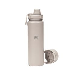 thermos bottle is open and ready to be used