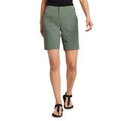 Take to the trails with our popular Horizon Bermuda Shorts. They're made of durable stretch fabric that's built to keep you moving while going off the beaten path thanks to natural sun protection.Models shown are 5'9" to 5'11" tall, wearing size S/4 or L/12. Outdoor Stretch Shorts With Side Pockets, Stretch Shorts With Side Pockets For Outdoor, Stretch Bottoms For Outdoor Activities In Summer, Casual Stretch Shorts For Outdoor Activities, Casual Stretch Shorts For Outdoor, Stretch Casual Hiking Shorts, Lightweight Short Bottoms For Outdoor Activities, Lightweight Bottoms For Outdoor Activities, Nylon Bottoms For Travel In Spring