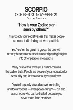 the zodiac sign for scorpio is shown in black and white, with an image of