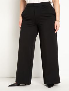 Solid Stretch Pants With Zipper Closure, Stretch Solid Pants With Zipper Closure, Full Length Elastane Work Pants, Full Length Elastane Work Pants For Workwear, Workwear Trousers With Zipper Closure, Wide Leg Workwear Bottoms With Zipper Closure, Straight Work Pants With Zipper Closure, Straight Pants With Zipper Closure For Work, Workwear Straight Leg Pants With Zipper Closure