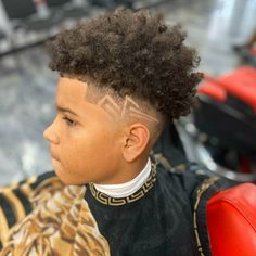 Mixed Boys Haircut Curly Hair, Lil Boy Haircuts, Boys Mohawk, Fresh Haircuts