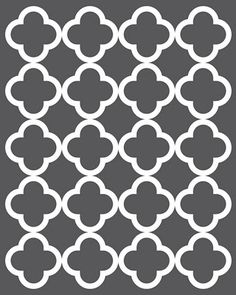 the pattern is made up of white circles