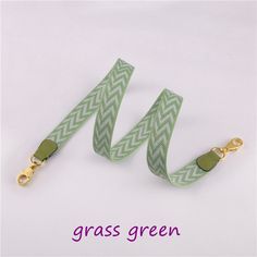 Customized 1"/25mm Sangle Zigzag bag strap - Awulook Green Adjustable Strap For Bags, Adjustable Green Bag Strap For Everyday, Green Adjustable Everyday Bag Strap, Everyday Green Adjustable Bag Strap, Trendy Green Adjustable Bag Strap, Everyday Green Crossbody Bag Strap, Green Adjustable Rectangular Bag Strap, Green Detachable Strap Bag Strap For Everyday Use, Green Detachable Bag Strap For Everyday Use